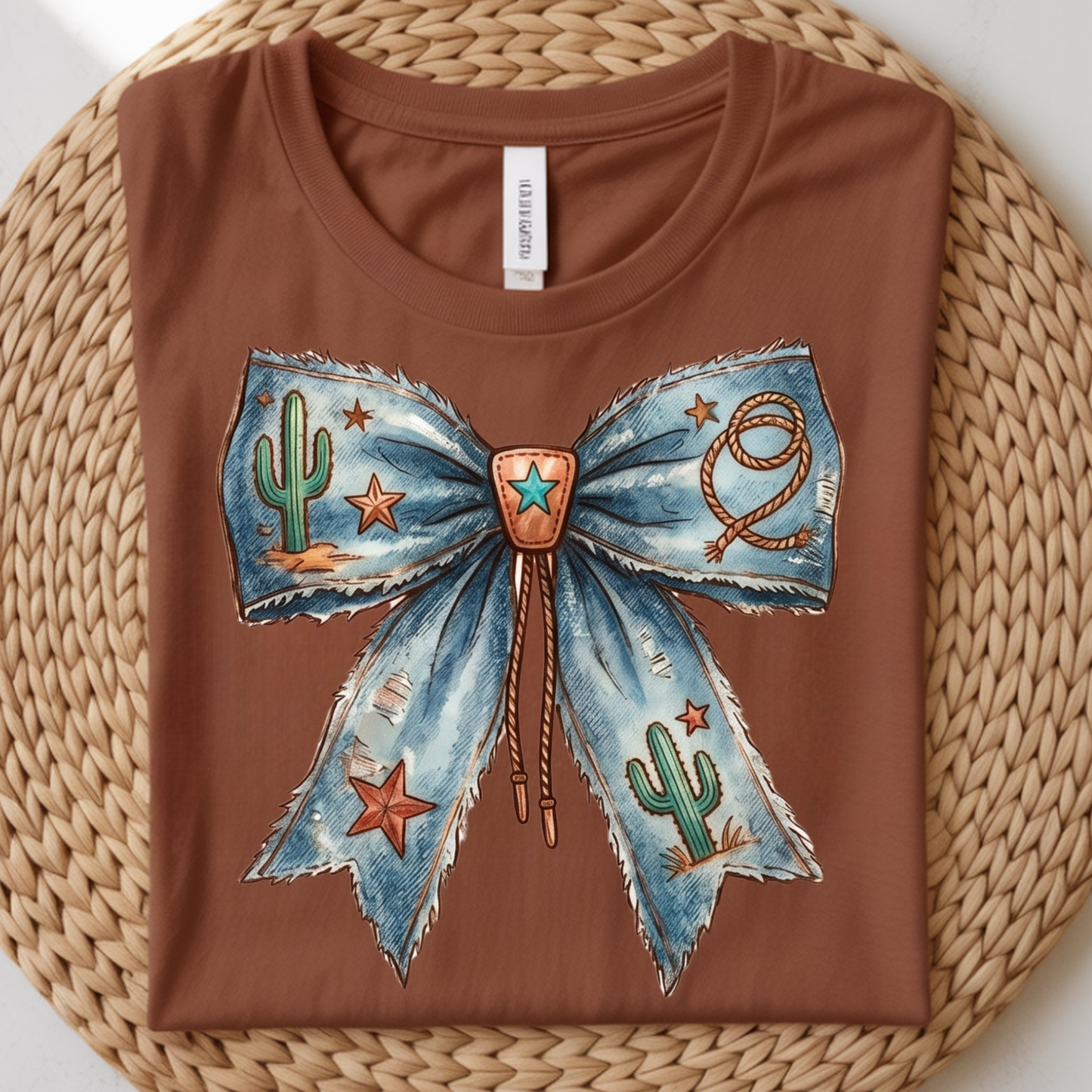 Western Bow DTF Print