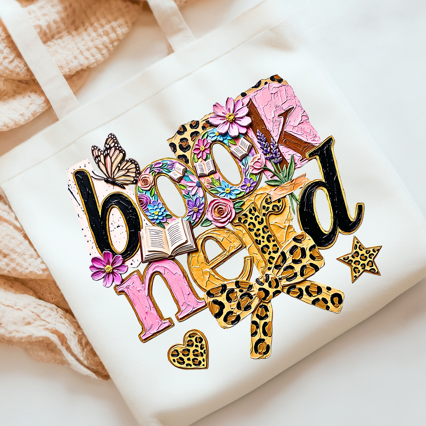 Book Nerd DTF Print