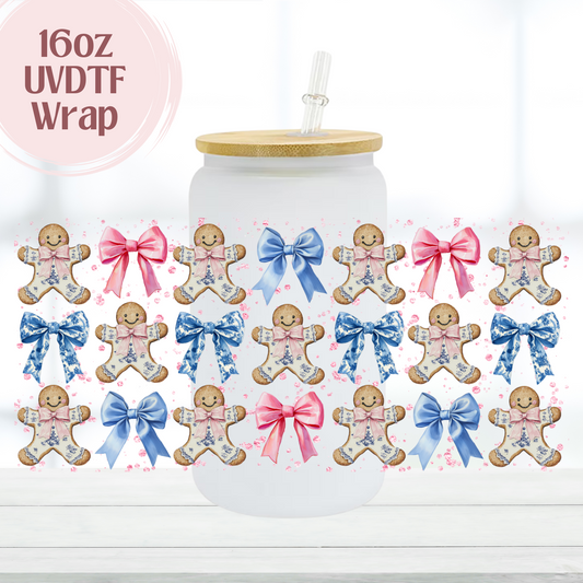 Gingerbread Coquette 16oz UVDTF Cup Wrap