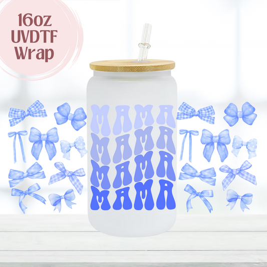 Blue Mama 16oz UVDTF Cup Wrap