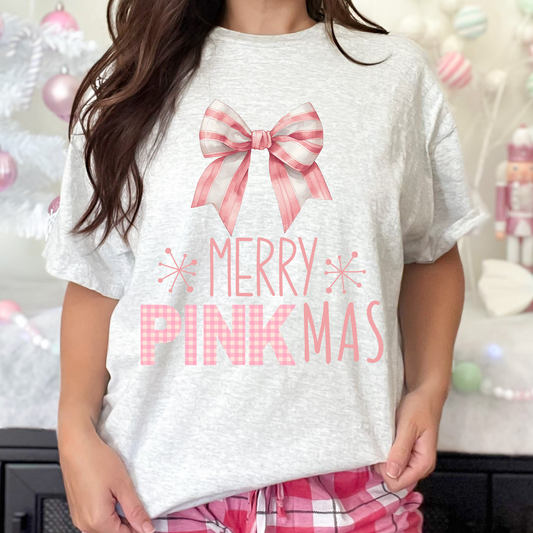 Merry PinkMas DTF Print