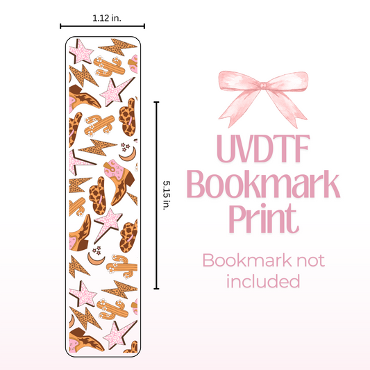 Western Double Sided Bookmark