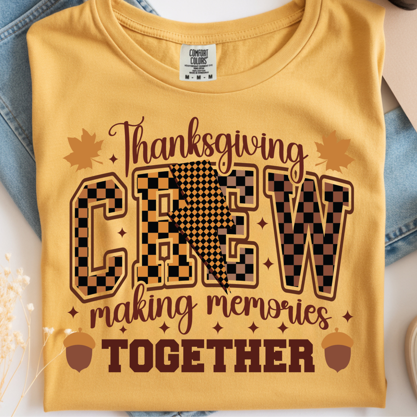 Thanksgiving Crew DTF Print Adult & Kids