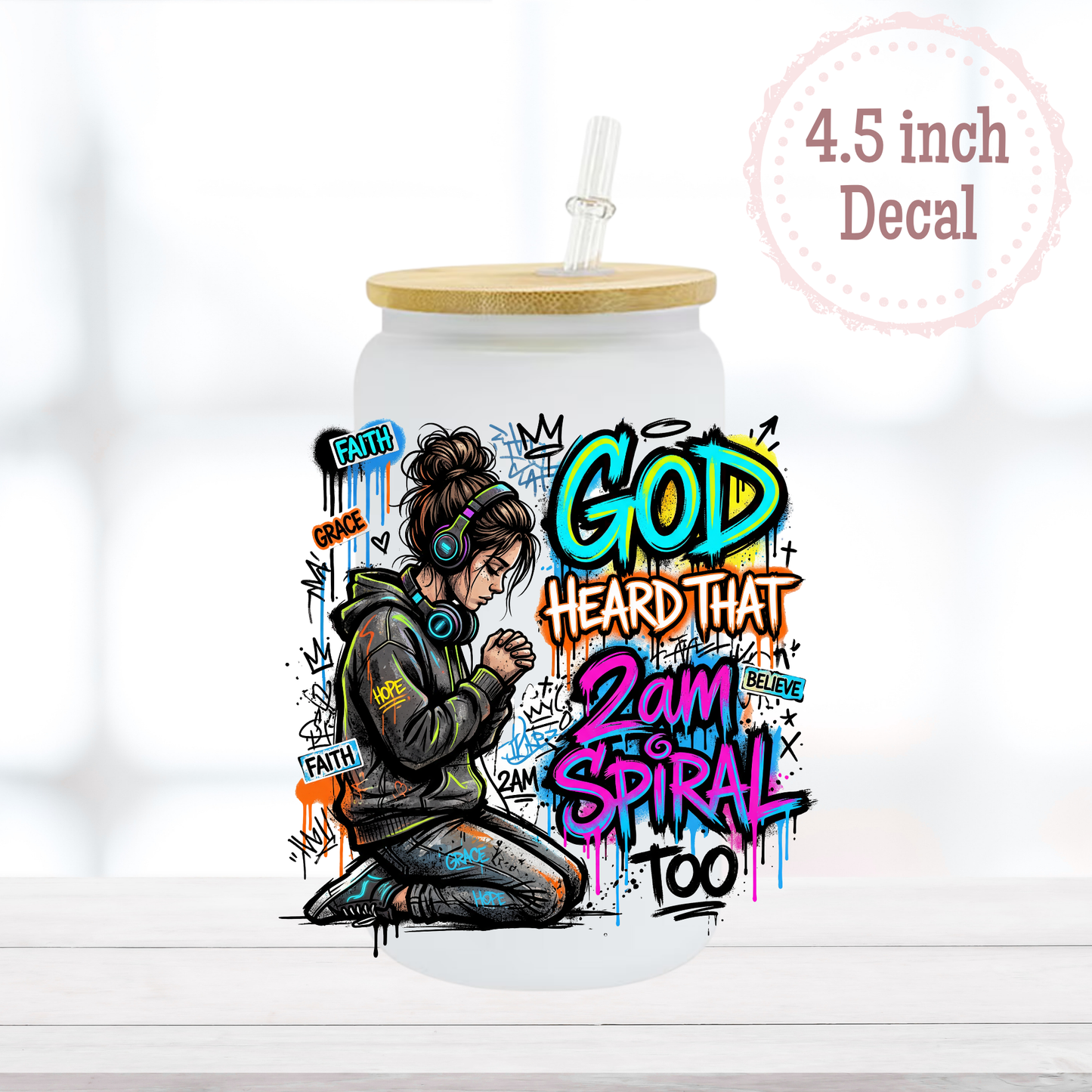 God Heard UVDTF Decal