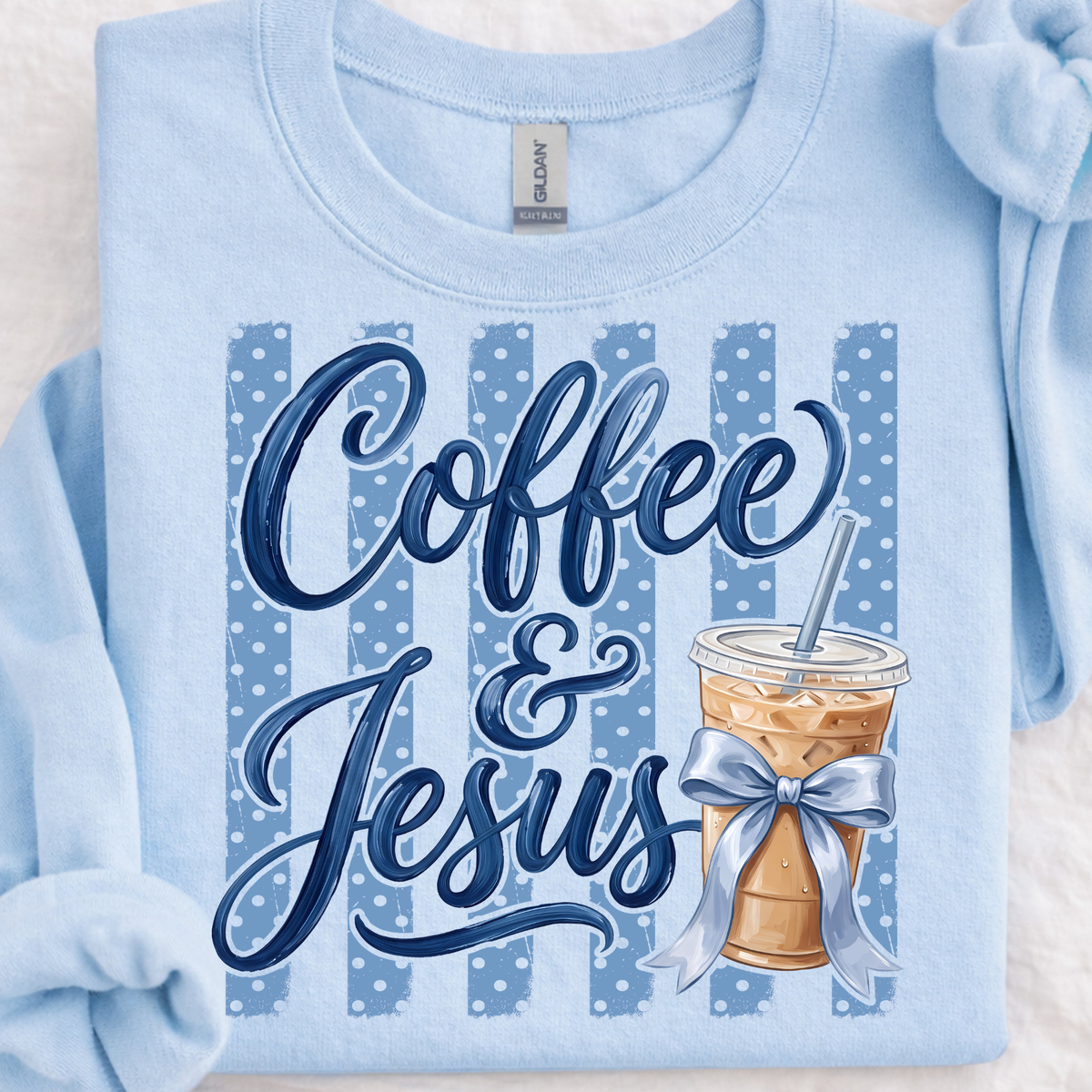 Coffee & Jesus DTF Print