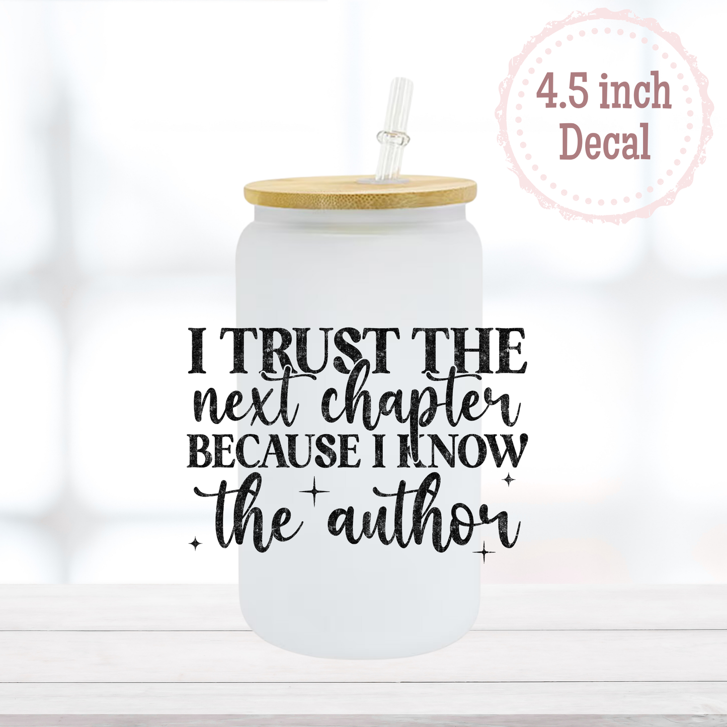 Trust the Author UVDTF Decal