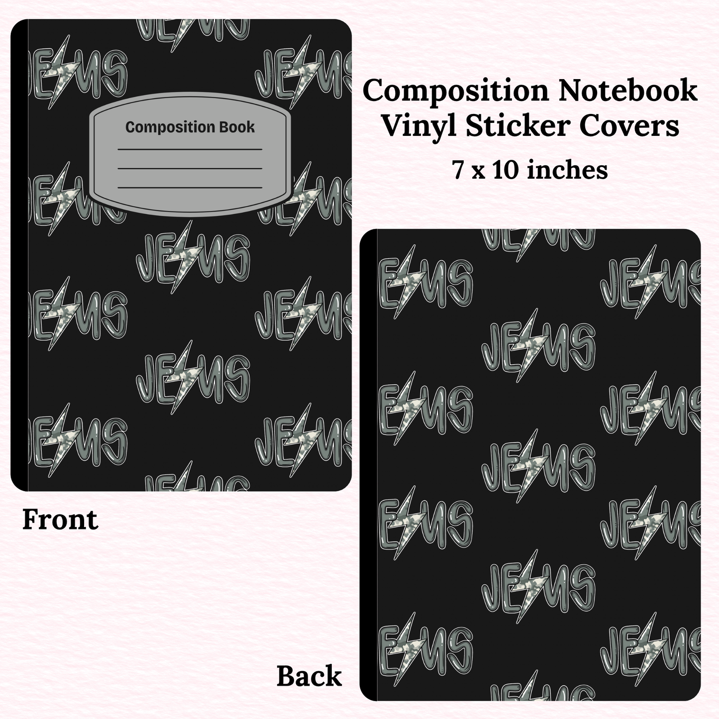 Jesus Composition Notebook Vinyl Cover