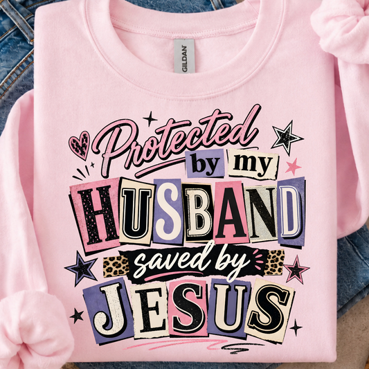 Jesus & My Husband DTF Print