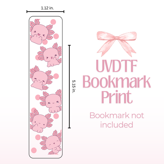 Axolotl Double Sided Bookmark