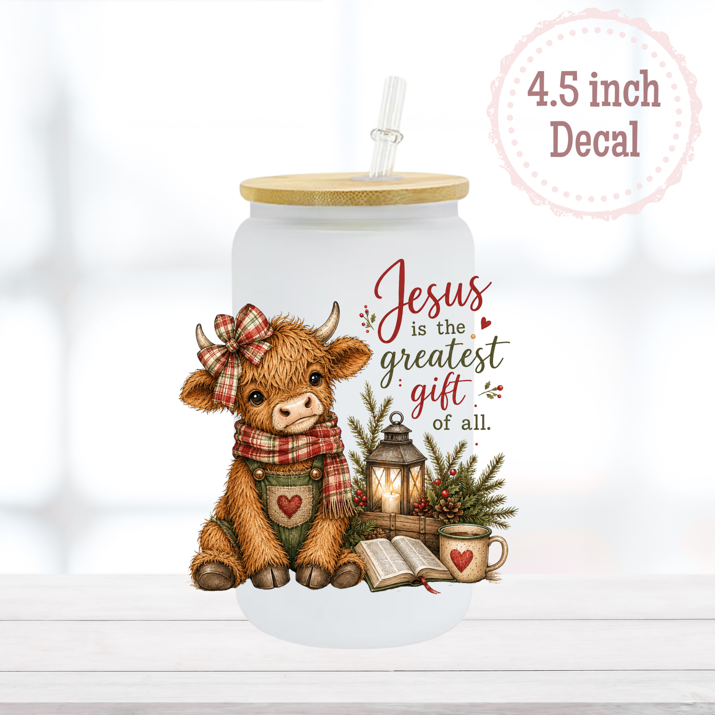 Jesus is the Gift UVDTF Decal