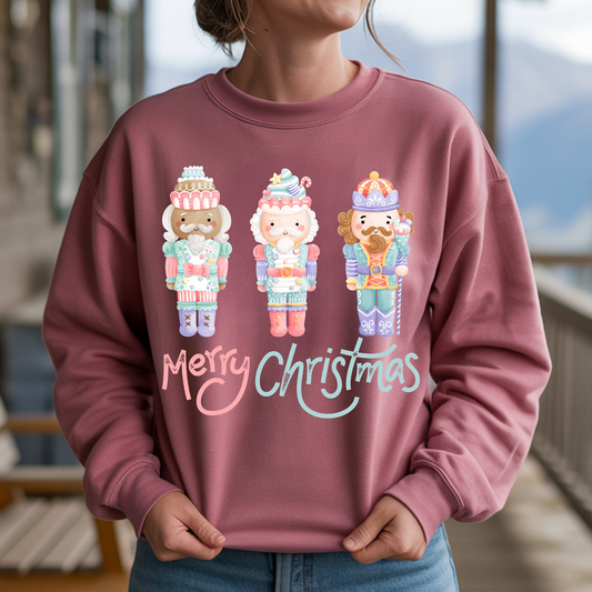 Pastel Nutcrackers DTF Print