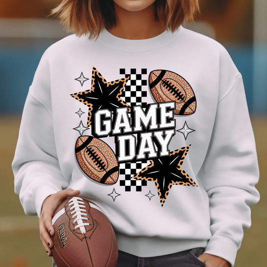Game Day Football DTF Print