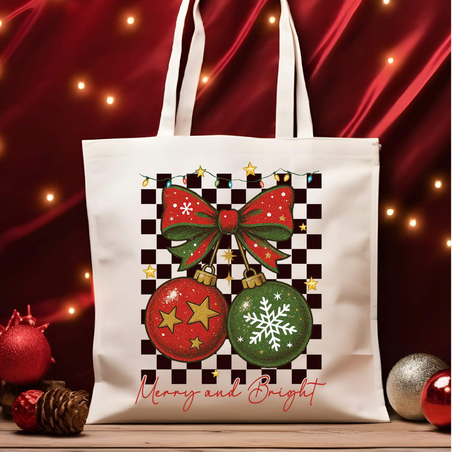 Merry & Bright DTF Print