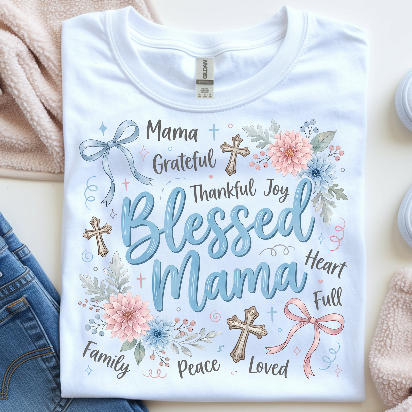 Blessed Mama DTF Print