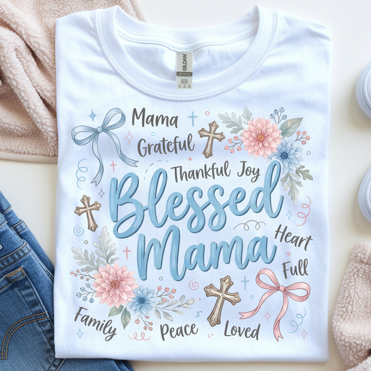 Blessed Mama DTF Print