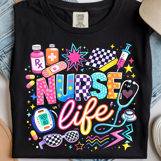 Nurse Life DTF Print