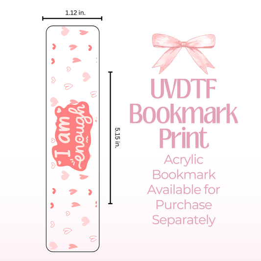 I am Enough Double Sided Bookmark