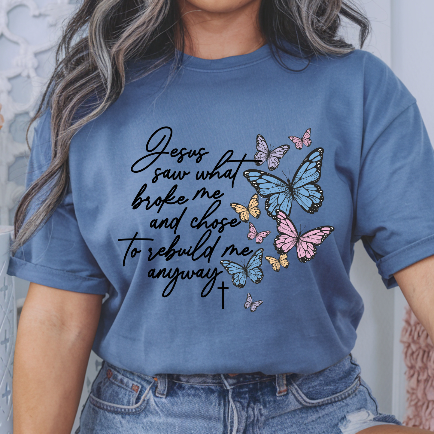 Jesus Rebuilt Me DTF Print