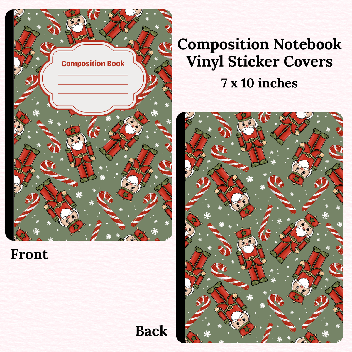 Nutcrackers Composition Notebook Vinyl Cover