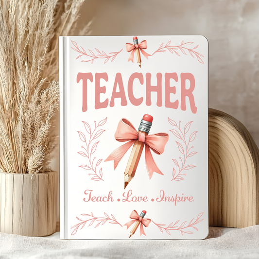 Teacher Coquette Notebook Decal