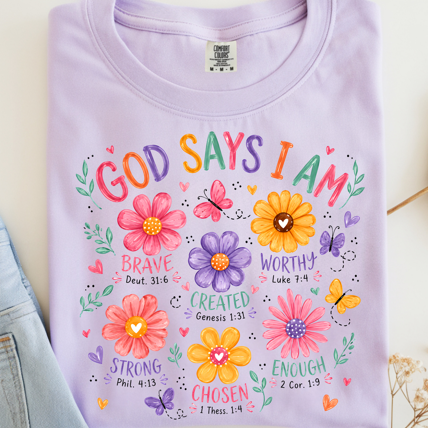 God Says I Am DTF Print
