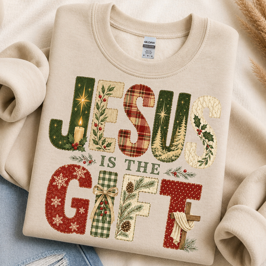 Jesus is the Gift DTF Transfer