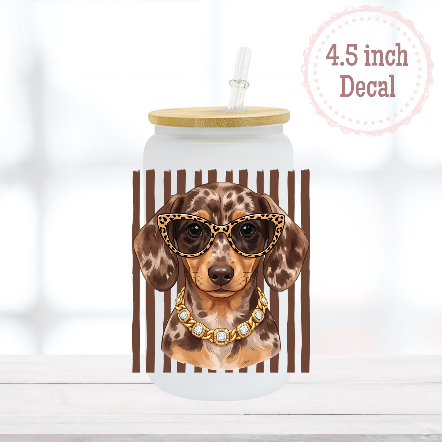 Dachshund UVDTF Decal