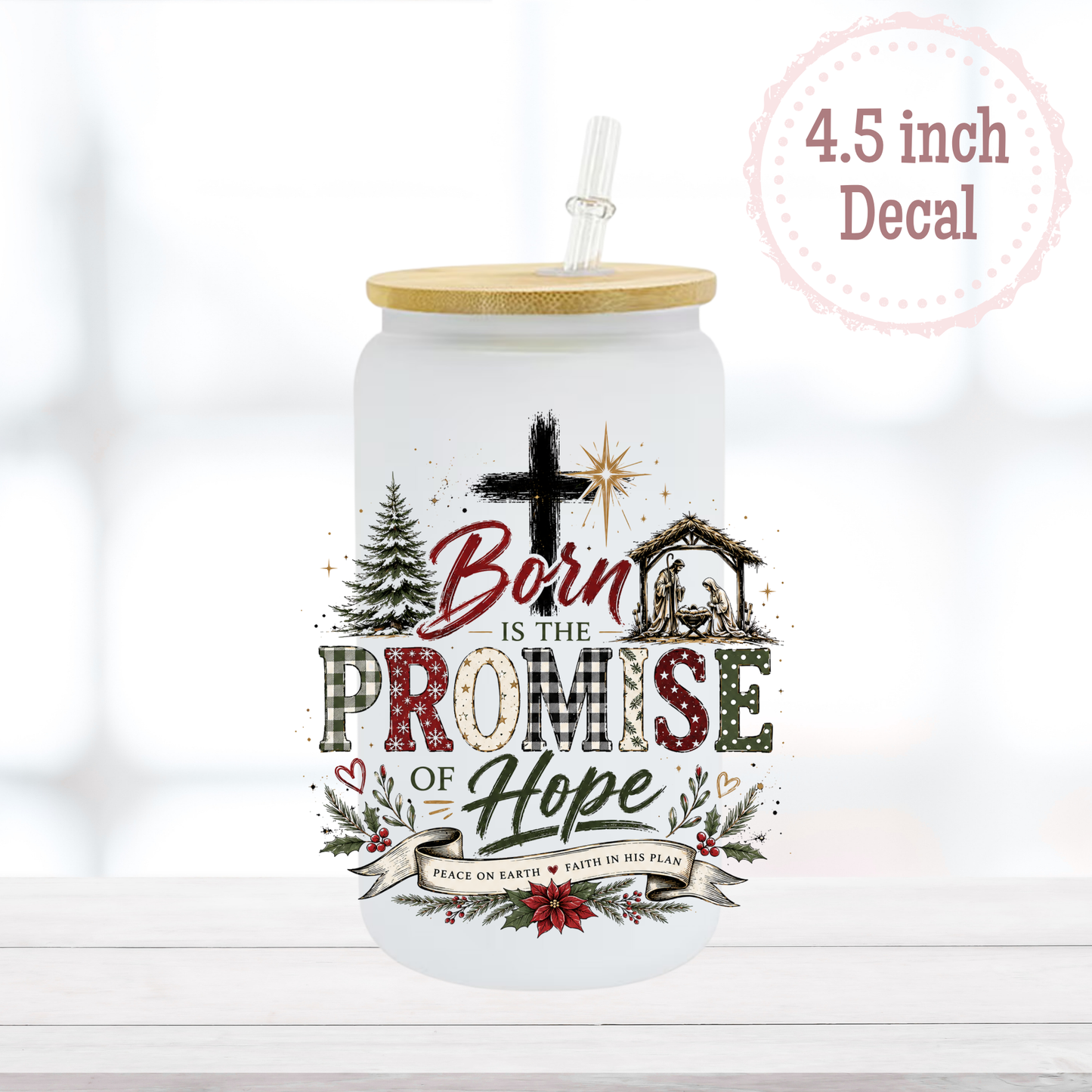 Born is the Promise UVDTF Decal