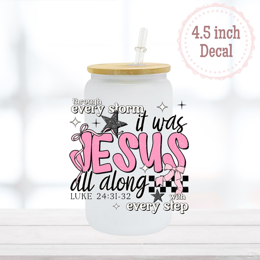 It was Jesus UVDTF Decal