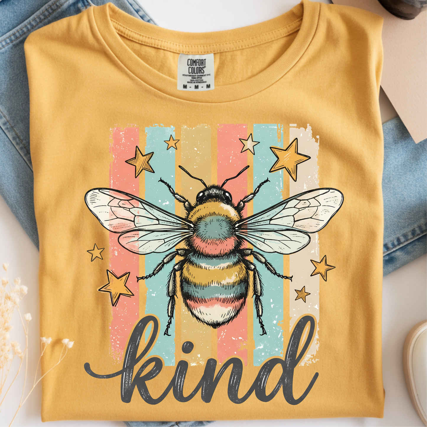 Bee Kind DTF Print