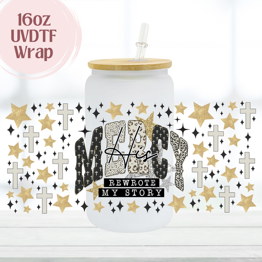 Mercy Rewrote 16oz UVDTF Cup Wrap