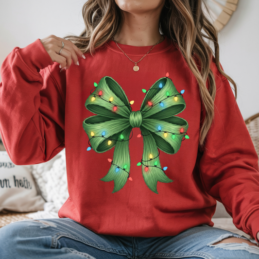 Green Bow DTF Print