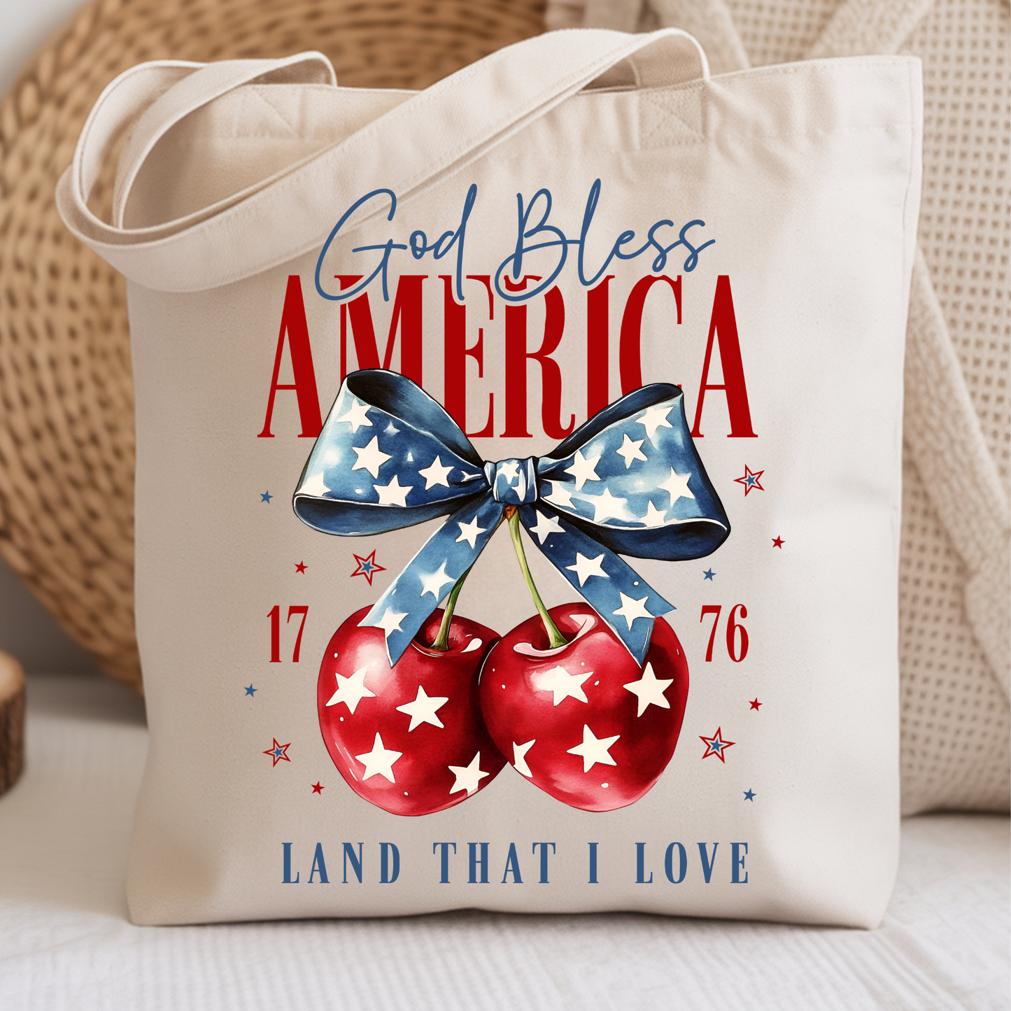 God Bless America DTF Print