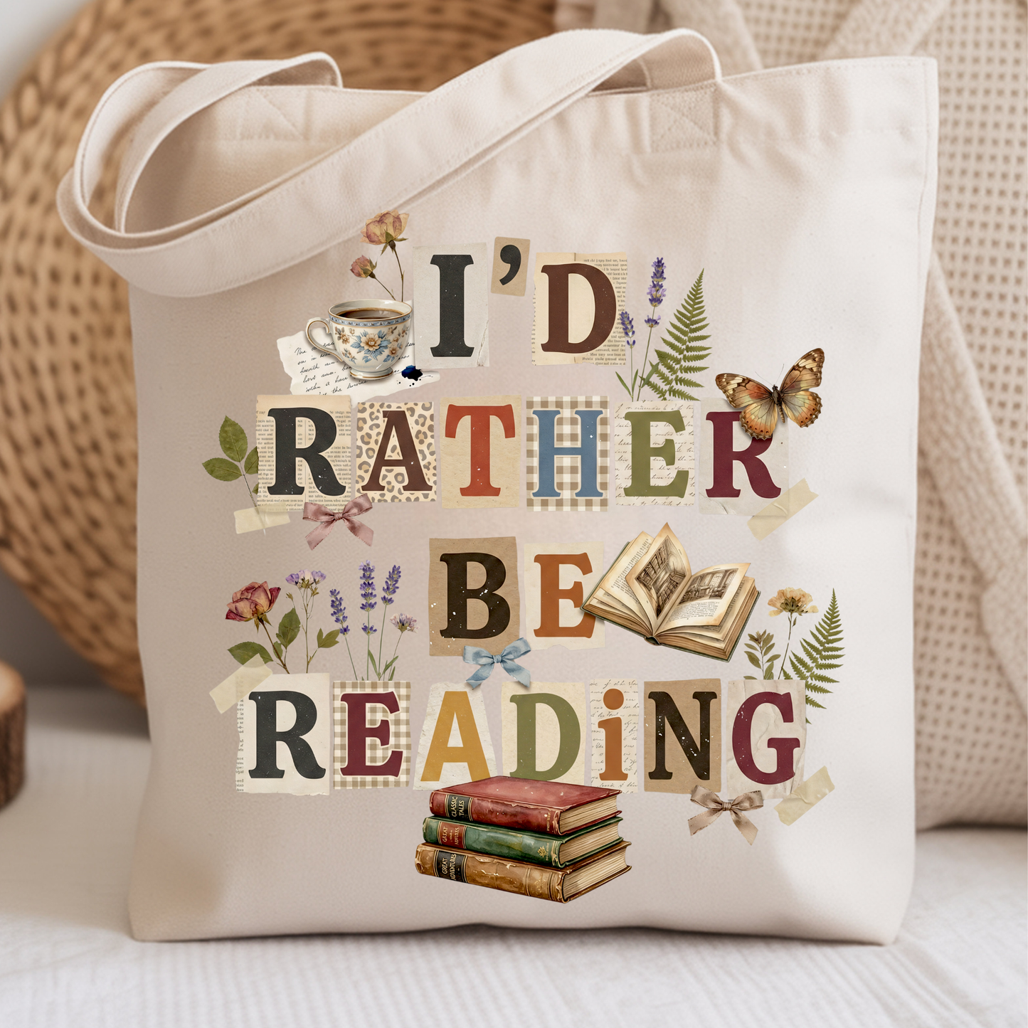 Rather Be Reading DTF Print