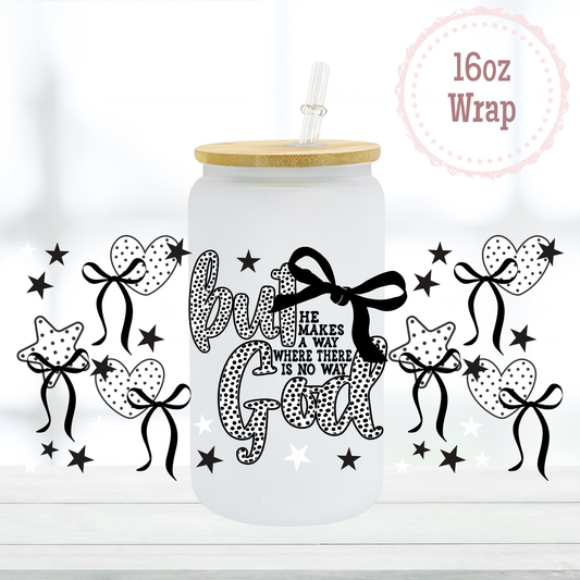 But God 16oz UVDTF Cup Wrap