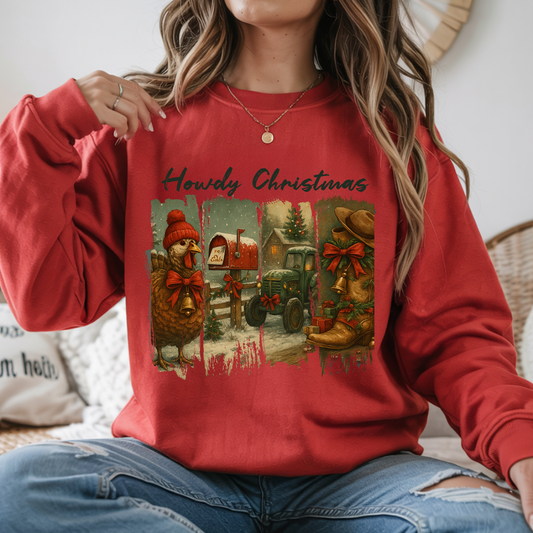 Howdy Christmas DTF Print