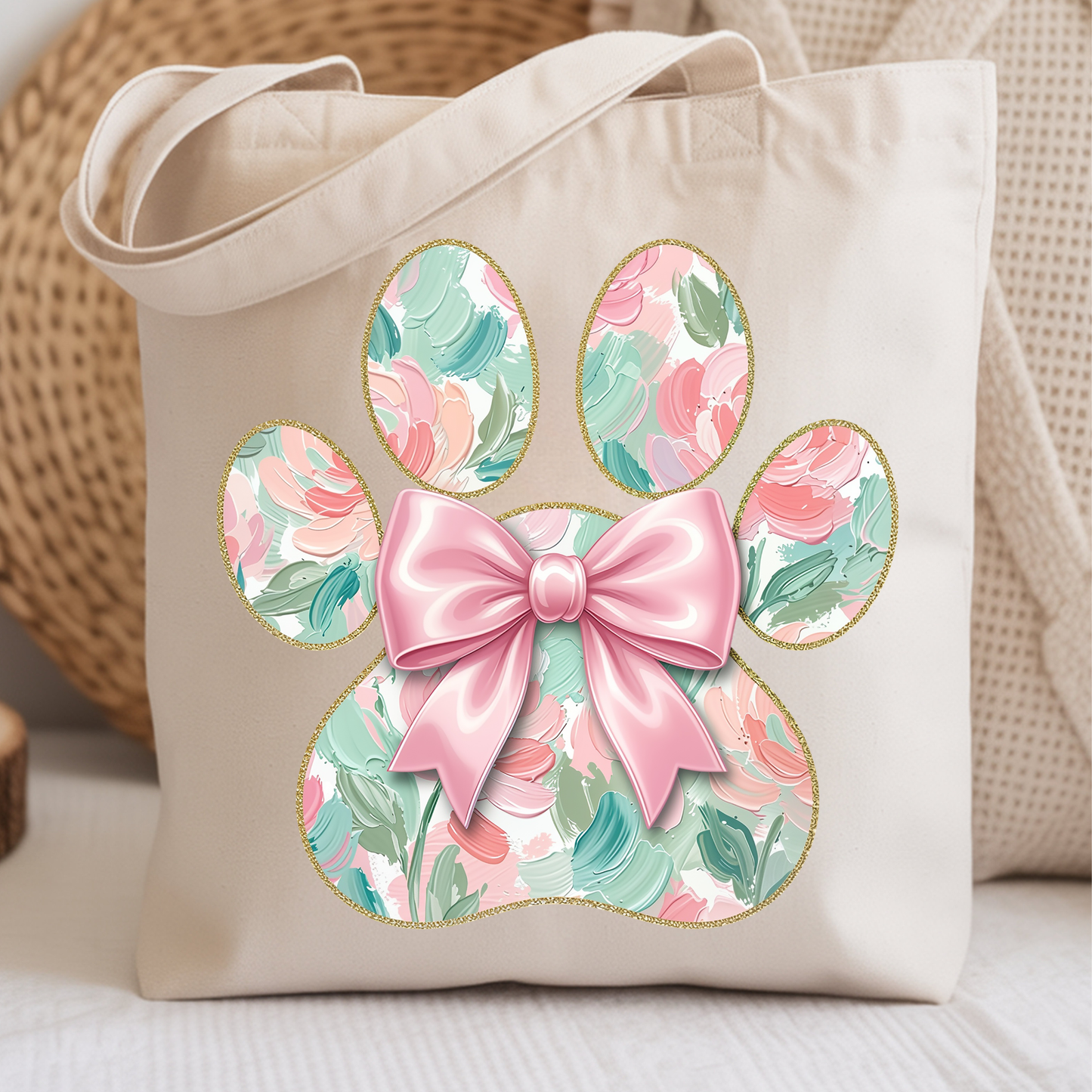 Dog Paw DTF Print