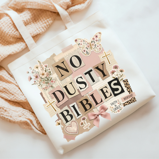 No Dusty Bibles DTF Print