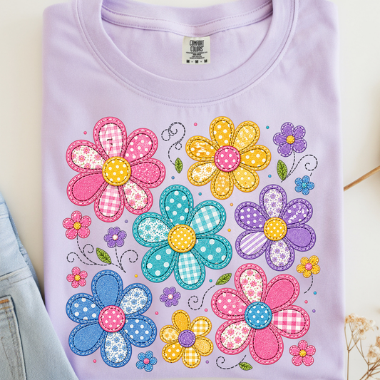 Flowers DTF Print