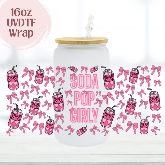 Soda Pop Girly 16oz UVDTF Cup Wrap