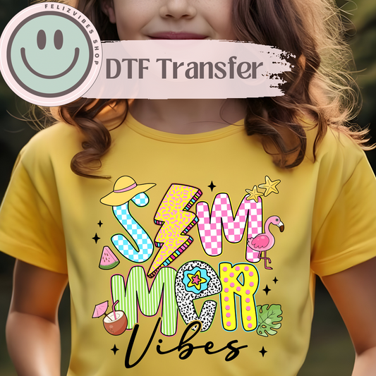 Summer Vibes DTF Print