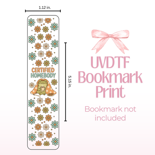 Homebody Double Sided Bookmark