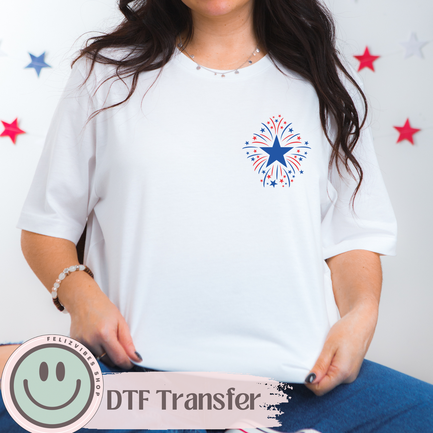 Firework DTF Pocket Print