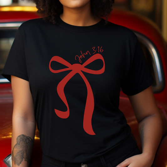 John 3:16 Bow DTF Print