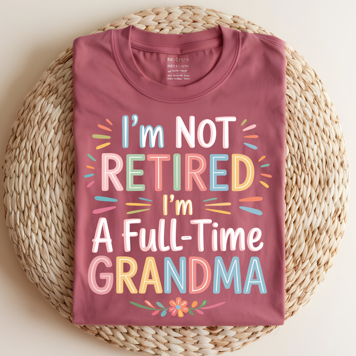 Full Time Grandma DTF Print