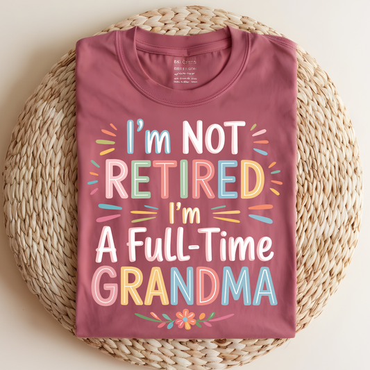 Full Time Grandma DTF Print
