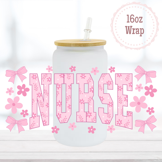 Nurse 16oz UVDTF Cup Wrap