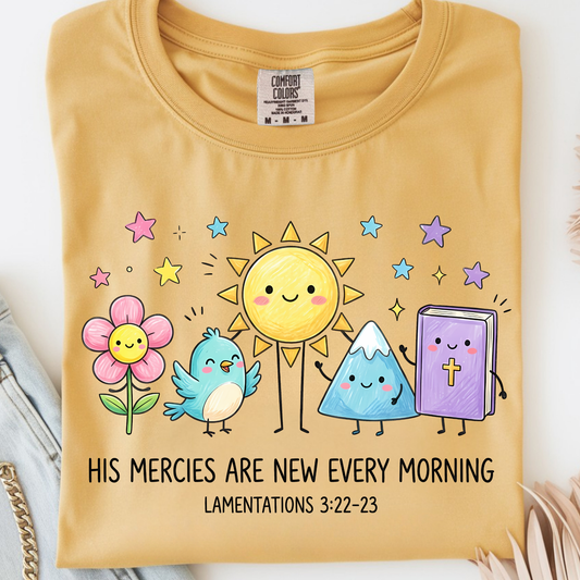 His Mercies Cuties DTF Transfer