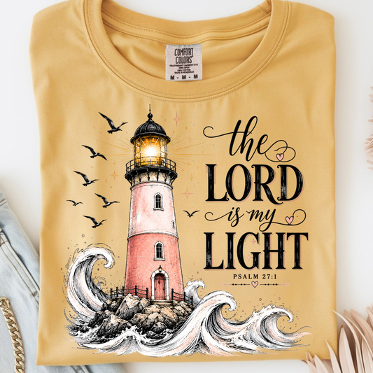 The Lord is my Light DTF Print