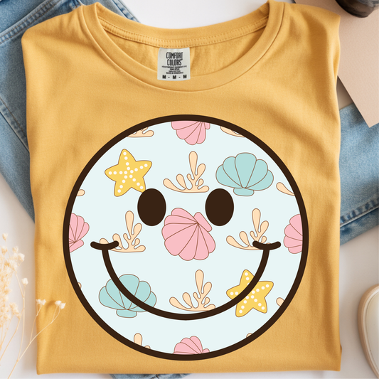 Summer Smiley DTF Print